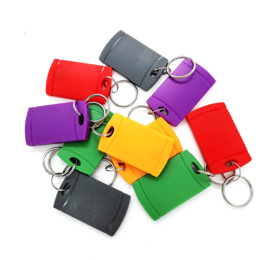 10 шт./лот многоцветная UID пустая цепочка для ключей Лифт парковка Входная защита