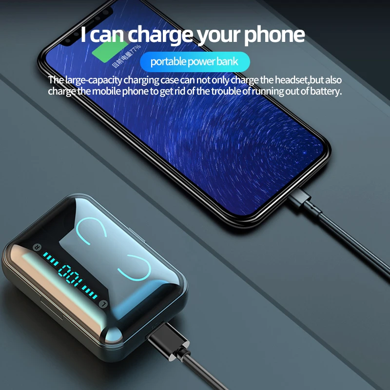 TWS наушники Беспроводные Bluetooth гарнитура Игровые 5 0 Настоящие беспроводные