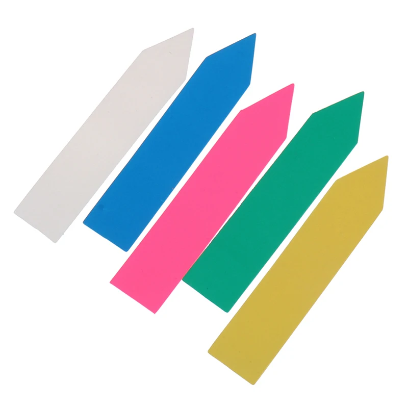 

100Pcs Garden Plant Labels Plastic Plant Tags Nursery Markers Flower Pots Seedling Labels Tray Mark Tools Mix Colors