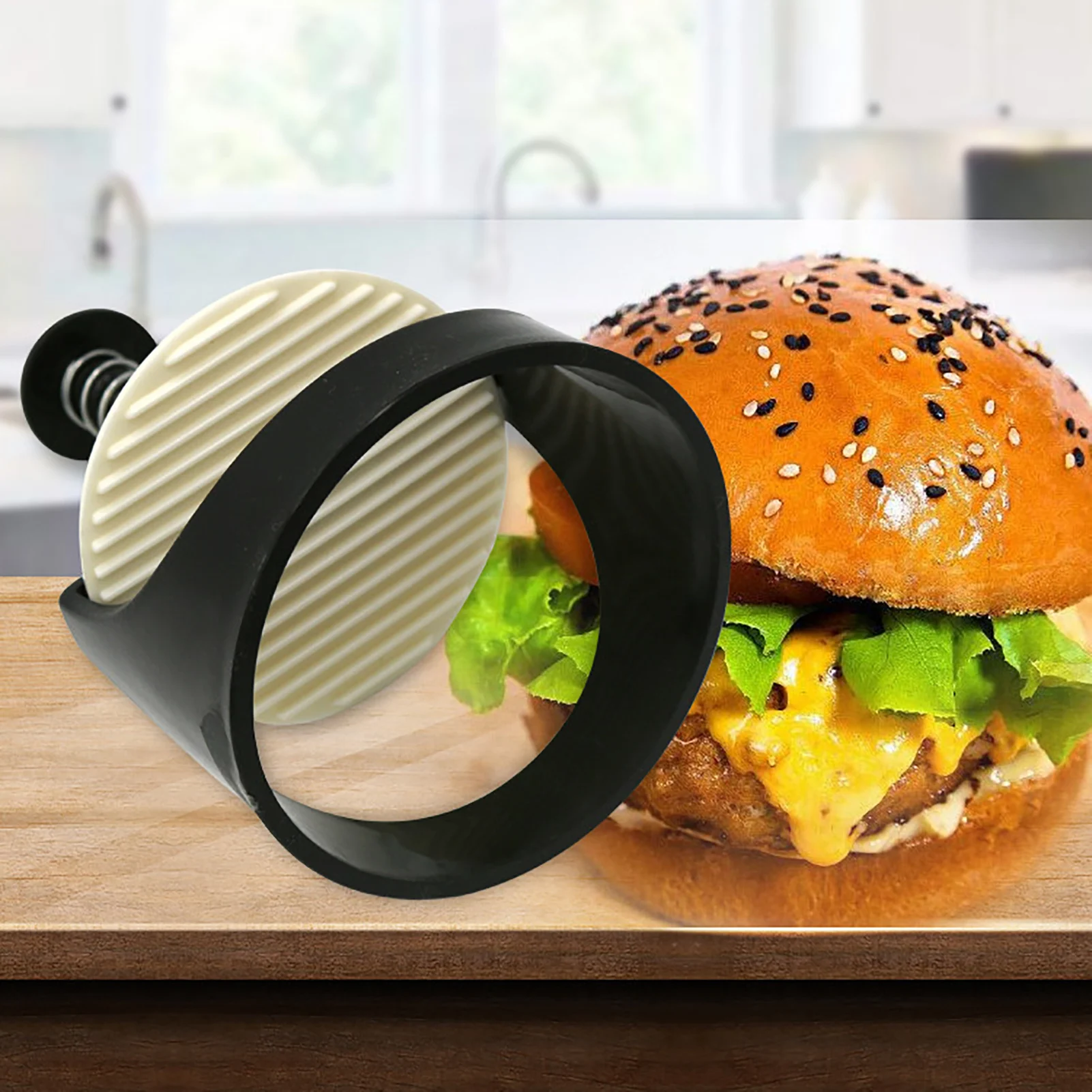 

Burger Press Manual Burger Press Multifunctional DIY Burger Maker Meat Press Hamburger Making Tool