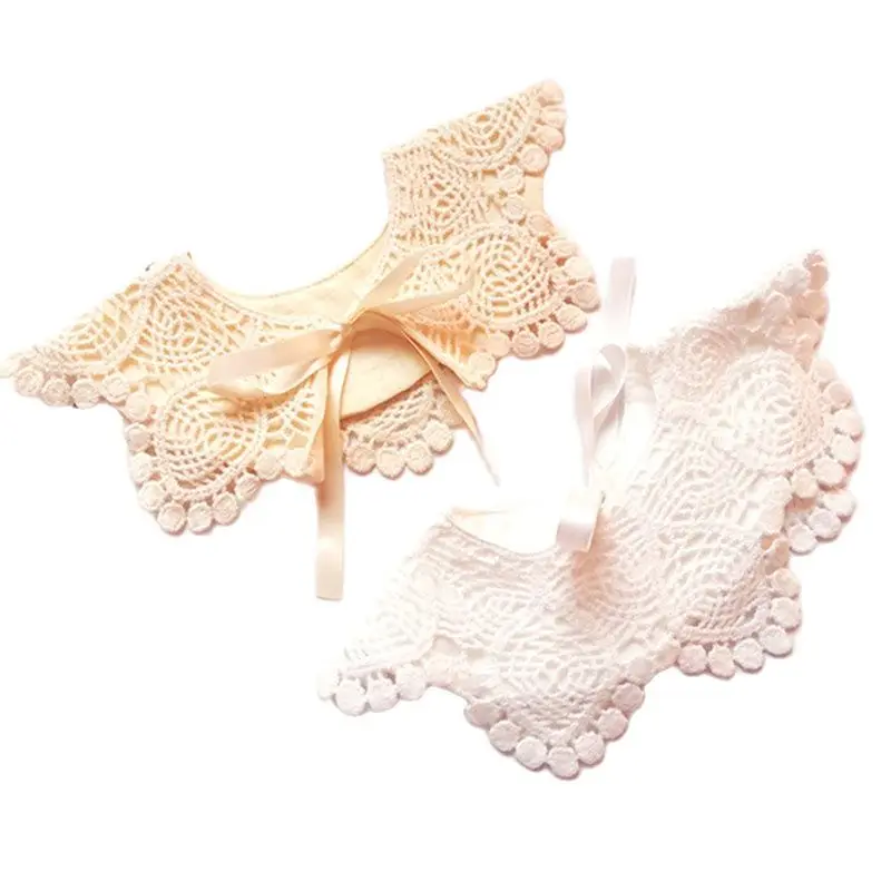 

Нагрудники, аксессуары для малышей, корейский стиль, детский кружевной воротник, открытые нагрудники для девочек, регулируемые детские акс...