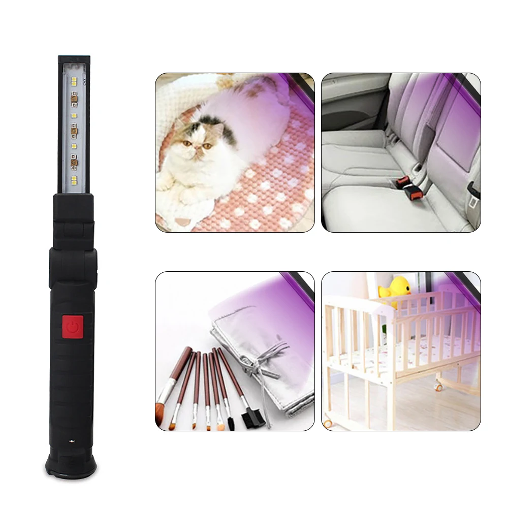 

UV Lamp Home Living Room Portable Folding Disinfection LED Ultraviolet Sterilization Germicidal Bacterial Disinfect Virus Light