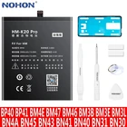 Аккумулятор NOHON для Xiaomi, сменная батарея для телефона, BP40, BP41, BM4E, BM47, BM46, BN43, BN41, BN4A, BN45, BN40, BN31, BN30, BM3B, BM3E, BM3L