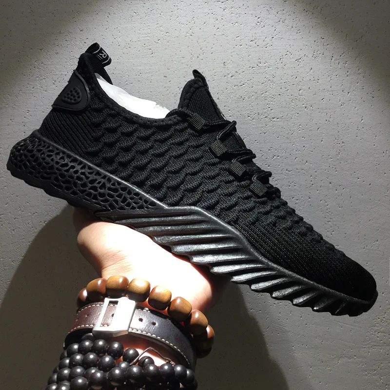 2019 мужские кроссовки на шнуровке высокого качества Нескользящие комфортные