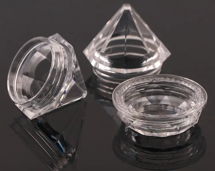 Пластиковая прозрачная коробка для крема 5 шт./лот путешествий хранения женских