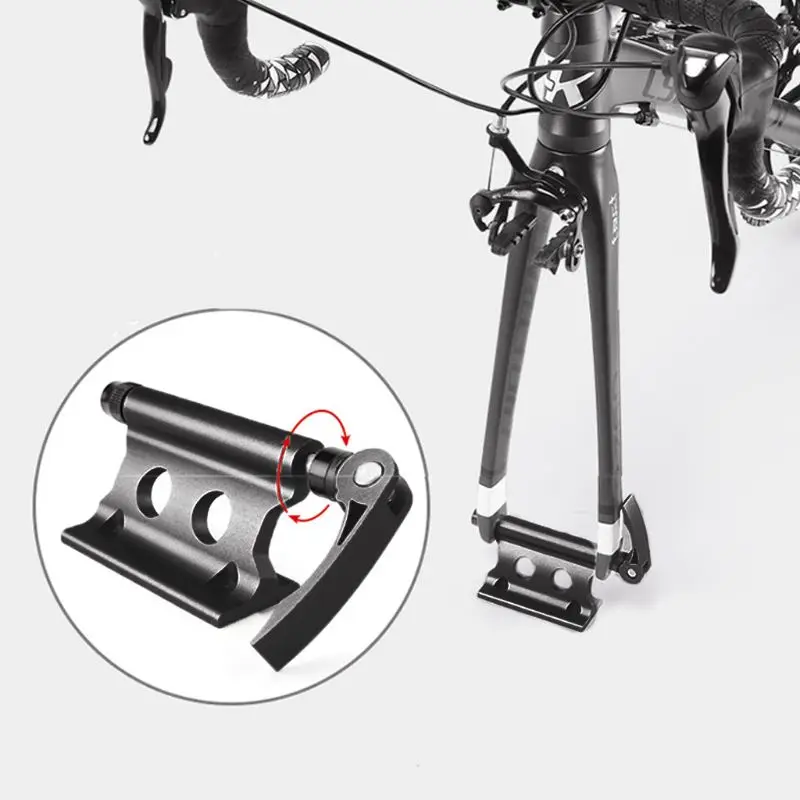 

Bike Front Fork Mount Adaptor Heavy Duty Quick Release Modified Portable Accessories Cycling Supplies Bicycle Frame Part