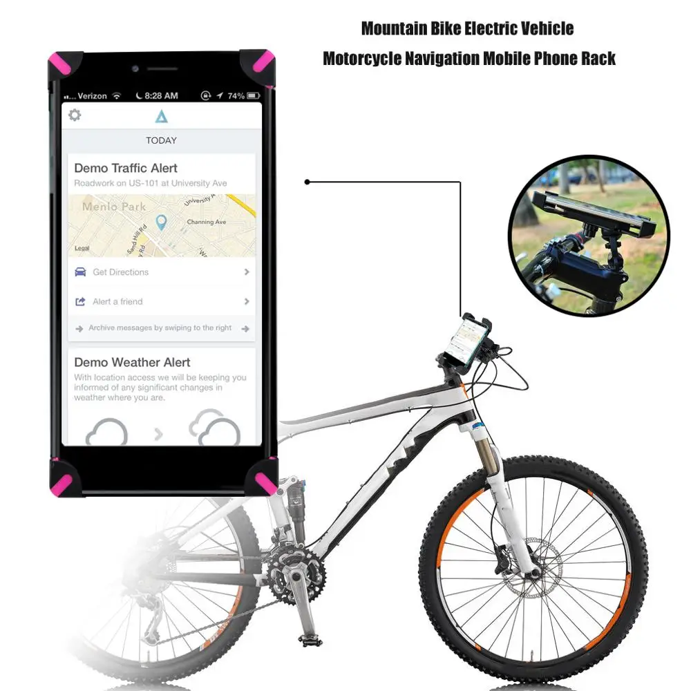 

Multifunctional Universal Mountain Bike Navigation Frame Electric Vehicle Motorcycle Navigation Mobile Phone Rack
