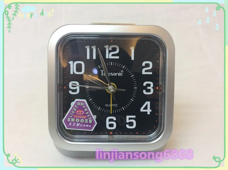 Бесшумный креативный Настольный будильник часы для спальни офиса сна тренажер