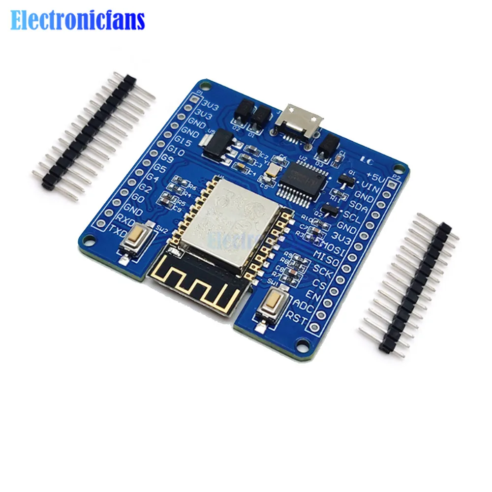 

Программирование микропроцессора, макетная плата ESP8266, последовательный порт CH340, модуль платы автоматического программирования