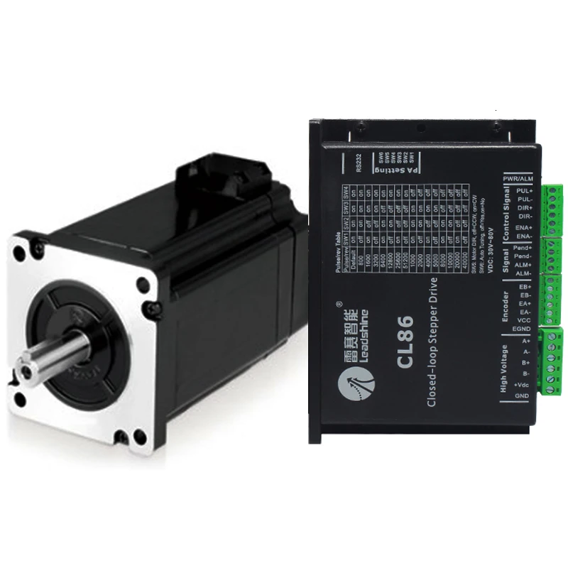 Оригинальный Leadshine nema34 8NM замкнутый цикл Гибридный сервопривод Комплект CL86 и 86CME80