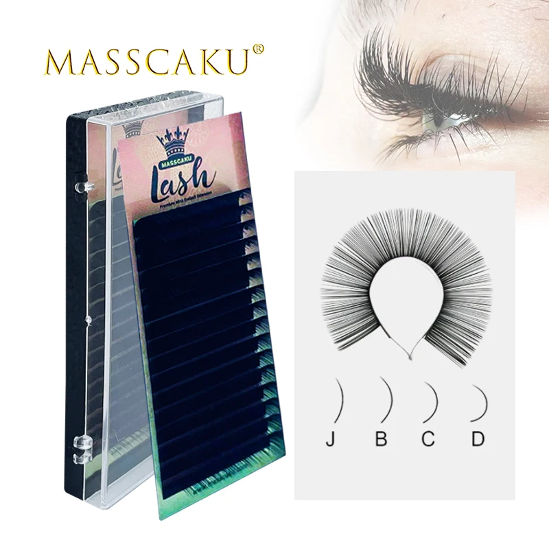 

Ресницы из искусственной норки для наращивания, матовые мягкие натуральные накладные ресницы с подводкой для глаз, глубокий черный корейск...