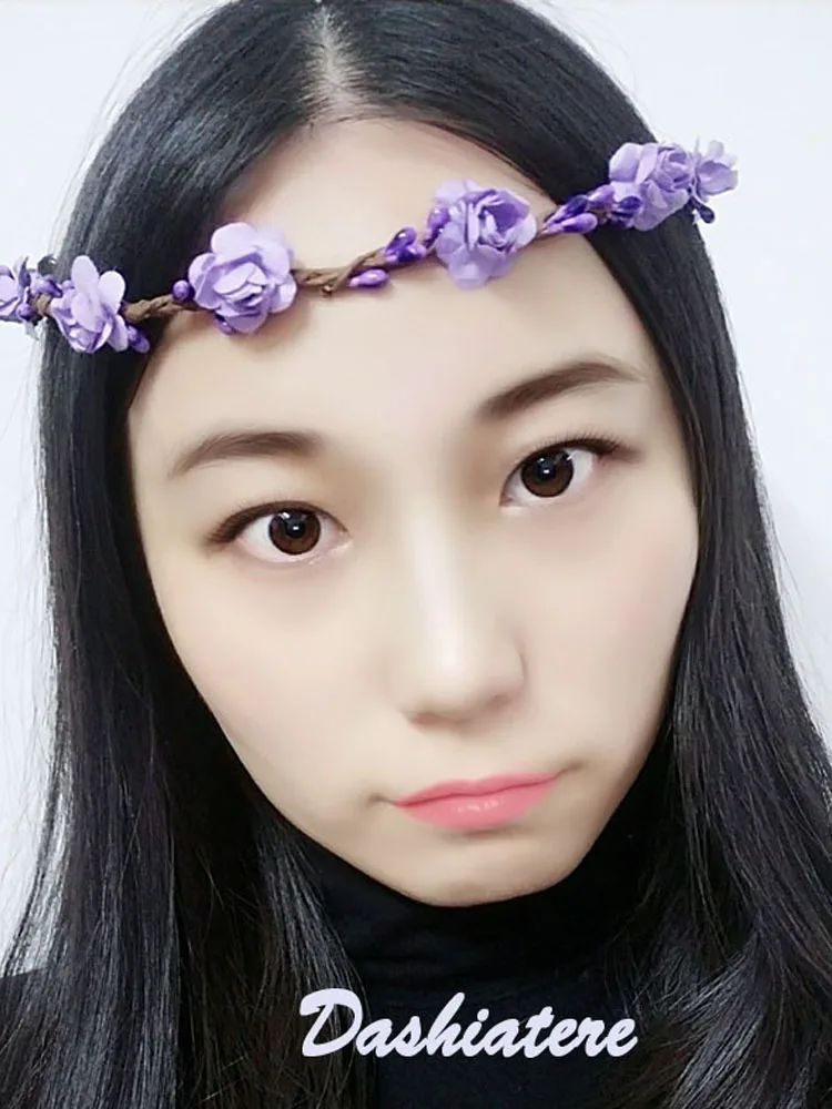 5 шт. головные уборы для невесты искусственная Корона светильник фиолетовая