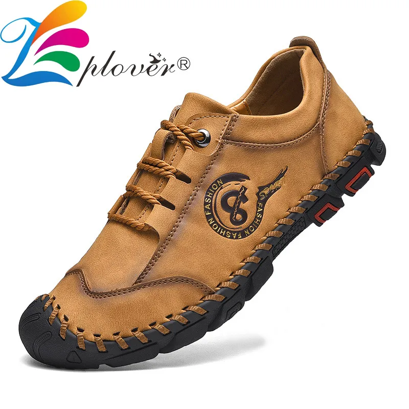 Мужские кожаные туфли повседневные кроссовки мужские осенние Мокасины