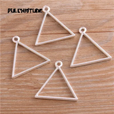 Bright silver 14 PULCHRITUDE, 6 шт./лот, 14 видов стилей, ярко-серебристого цвета, сплав, ювелирные изделия, аксессуары, геометрический брелок, полый клей, пустая подвеска, поднос, ободок - Окраска металла: Bright silver 14
