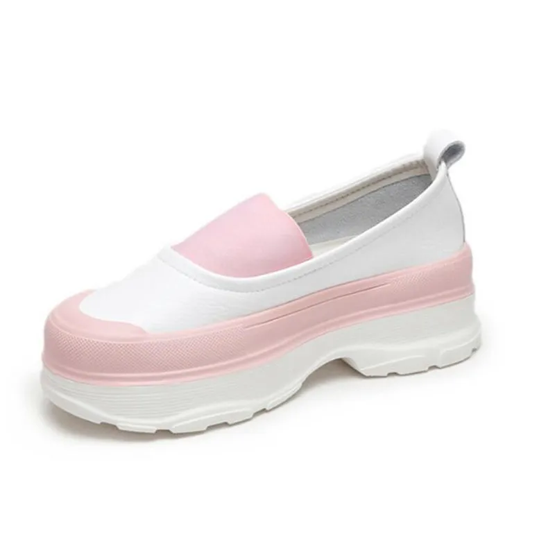 

2021 Spring Women Flats Shoes Woman Platform Slip On Flats Sneakers Ladies Tenis Loafers Moccasins Casual Shoes Zapatillas Mujer