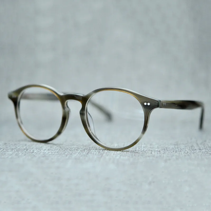 Vazrobe ацетатные очки для мужчин и женщин маленькие круглые оправы очков Брендовые
