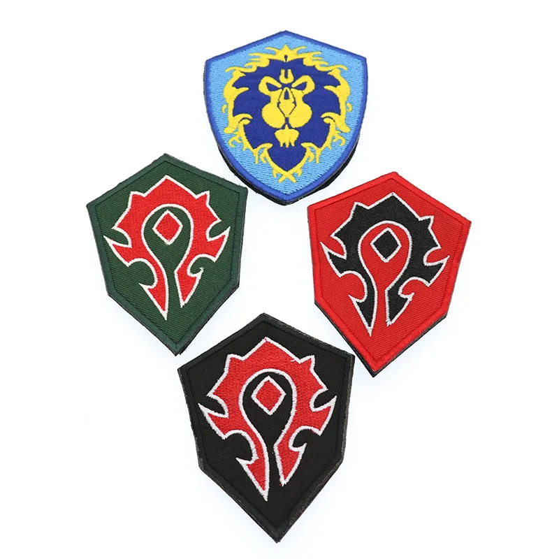 Альянс World Of Warcraft/Орды вышивка на стороне лагеря нарукавная нашивка боевой дух
