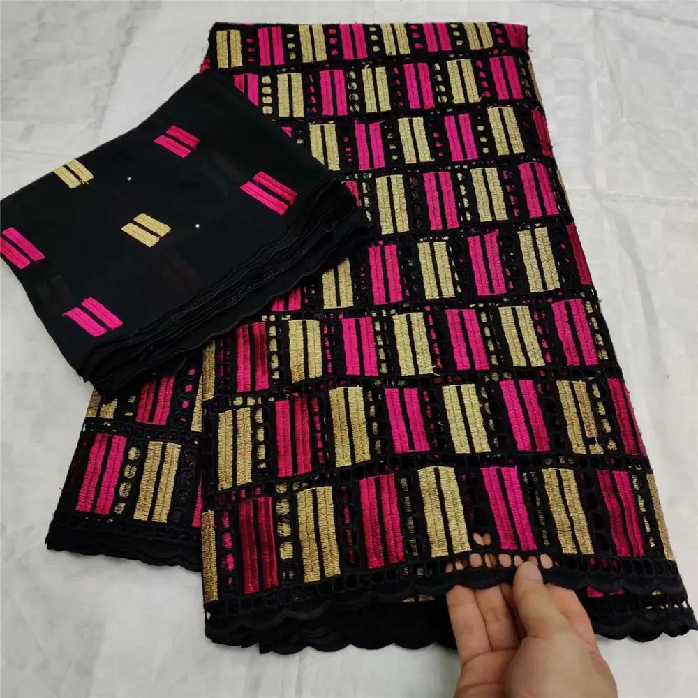 5 + 2 ярдов 100% хлопок швейцарская вуаль кружева в швейцарском стиле с камнями