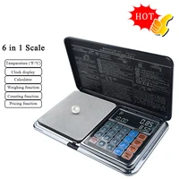 0 01g 200g1kg 6in1 digital calculator scale priced jewelry pocket scale electronic balance scale gram scale gold pearl weighing