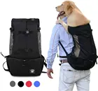 Дышащая Сумка-переноска для собак больших собак золотистый ретривер рюкзак с изображением бульдога регулируемые большие дорожные сумки для собак товары для домашних животных