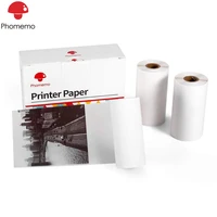 phomemo semi transparent sticker thermal photo paper for phomemo m02m02 prom02s printer printable label paper roll for iphone