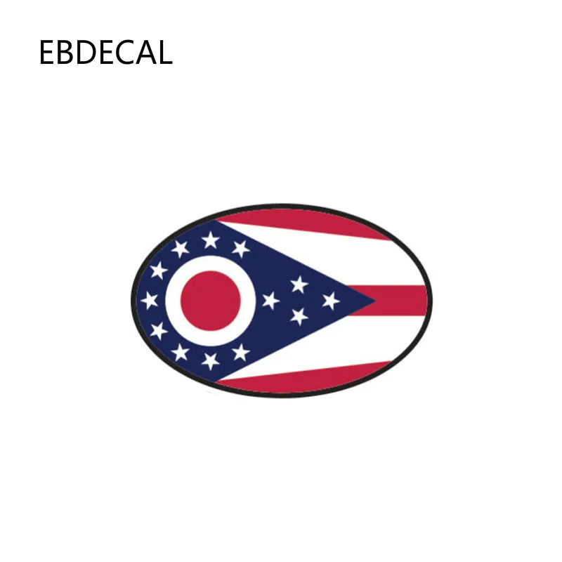 Ebdeckle Ohio State овальная наклейка для Авто/бампера/окна/стены наклейки DIY Декор