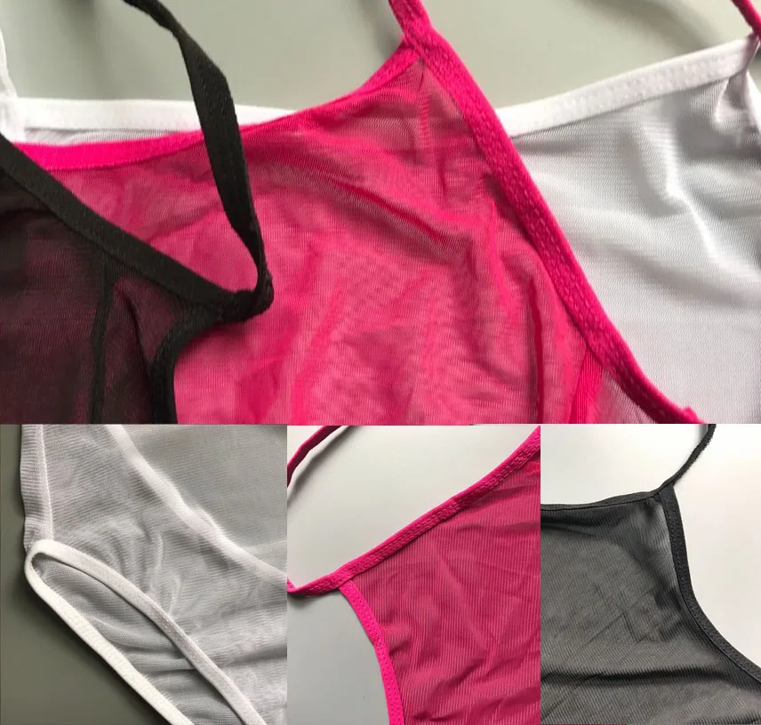 Сексуальное Кружевное полупрозрачное нижнее белье без рукавов платье ночная