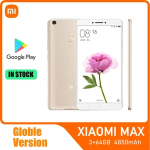 xiaomi max 1 cell phone 32g 64g smartphone qualcomm snapdragon 652 4850mah fingerprint android cellphone global rom free global shipping