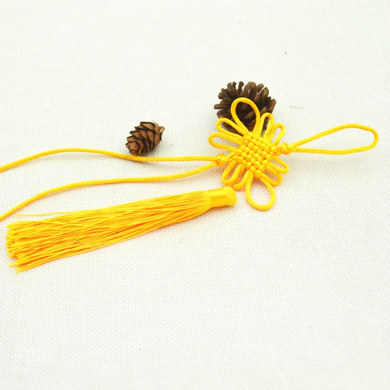 10 шт./лот китайский узел кисточка бахрома для веера гребень закладки головные