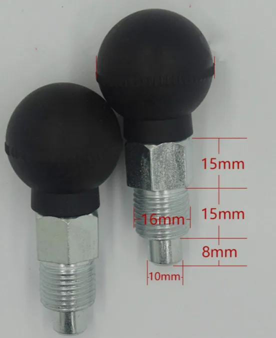 M16 Thread Dia 16MM Аксессуары для тренажерного зала, шарнирная ручка с тяговым штифтом, диаметр резьбы 12 мм, оборудование для фитнеса, автомобильная Тяговая штифтовая Подушка, подъемный штыковый замок - Цвет: M16 Thread Dia 16MM