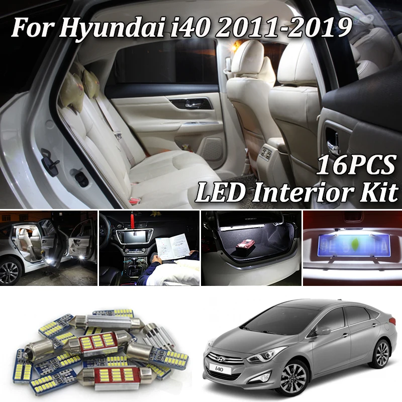 16 шт. набор осветительных приборов для Hyundai i40 2011 2019|Сигнальная лампа| |