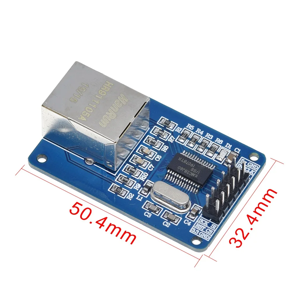 ShengYang 1 шт. ENC28J60 Ethernet LAN сетевой модуль схема для arduino 51 AVR LPC STM32 3,3 В