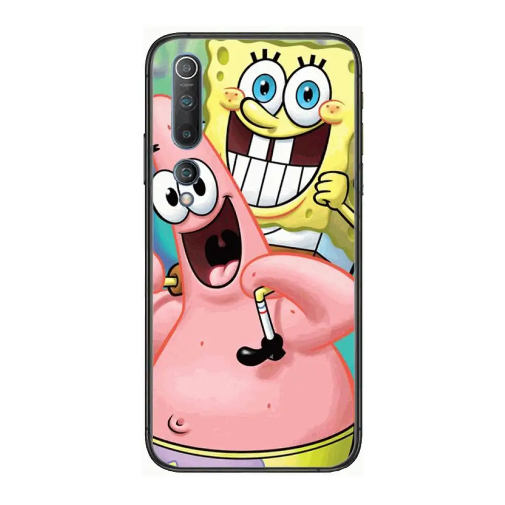 

Anime Lovely sponge Phone Case For xiaomi mi11 5g 10 liti Ultra 9Pro SE 3 8 Note Anime Black Cover Silicone Back Pretty tpu