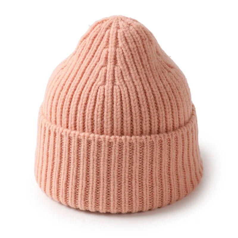CAVME18 Pink3 CAVME, шерстяные шапки бини, шапки, унисекс, Повседневные шапки, одноцветные, для женщин, мужчин, зимние шапки для девушек, 99% Натуральная шерсть - Цвет: CAVME18 Pink3