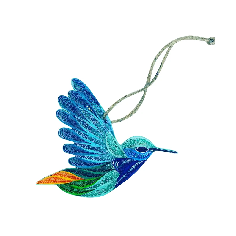 

Humming birds Feather Decorations Acrylic Pendants for Wall Living Room DRSA889
