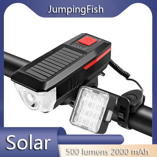 Улучшенный велосипедный Многофункциональный Передний фонарь JumpingFish 3 в 1 для велосипеда, светодиодный головной фонарь T6 для горного велосипеда, держатель для телефона, кронштейн, лампа для динамика Улучшенный велосипедный Многофункциональный Передний фонарь JumpingFish 3 в 1 для велосипеда, светодиодный головной фонарь T6 для горного велосипеда, держатель для телефона, кронштейн, лампа для динамика