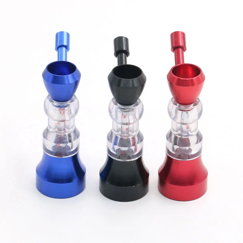 

Mini Metal Small Smoking Pipe 3 Colors Portable Filter Hookah Pipe Men's Tobacco Pipe Accessories