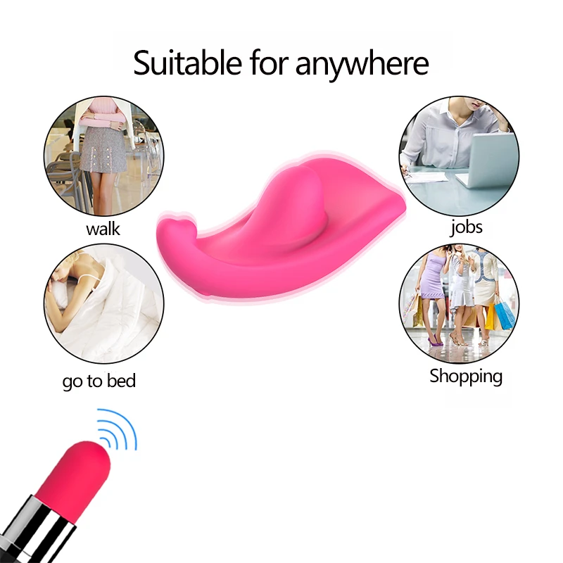 Портативный клиторальный стимулятор 12 частот вибрации невидимый тихий