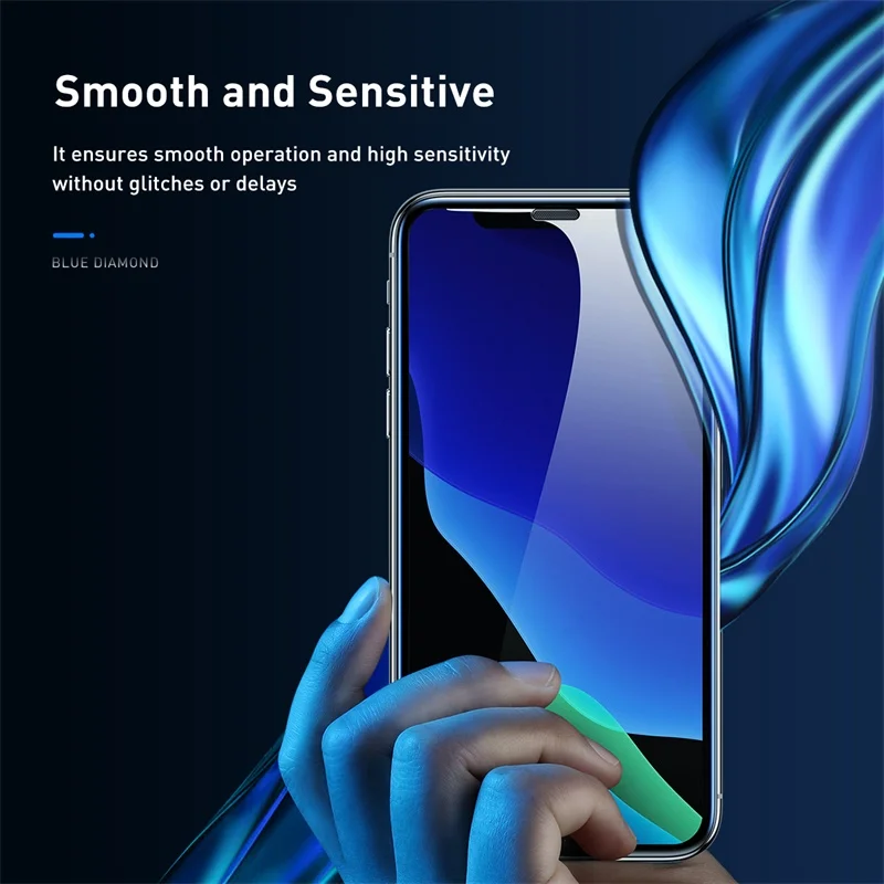 baseus full screen curved tempered film anti blue light glass screen protector cellular dust prevention for iphone 11xsmaxxr free global shipping