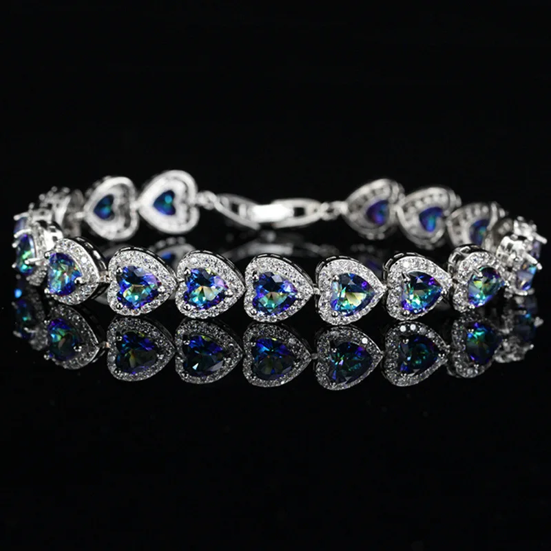 

New Fashion Classic Love Palm Luxury Super Flash Crystal Bracelet Valentine's Day Gift For Women Jewelry
