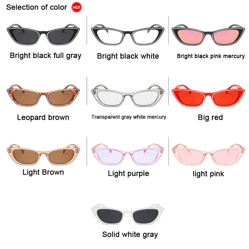 DUBERY 2019 Lunette Soleil Femme бриллиантовые маленькие солнцезащитные очки кошачий глаз