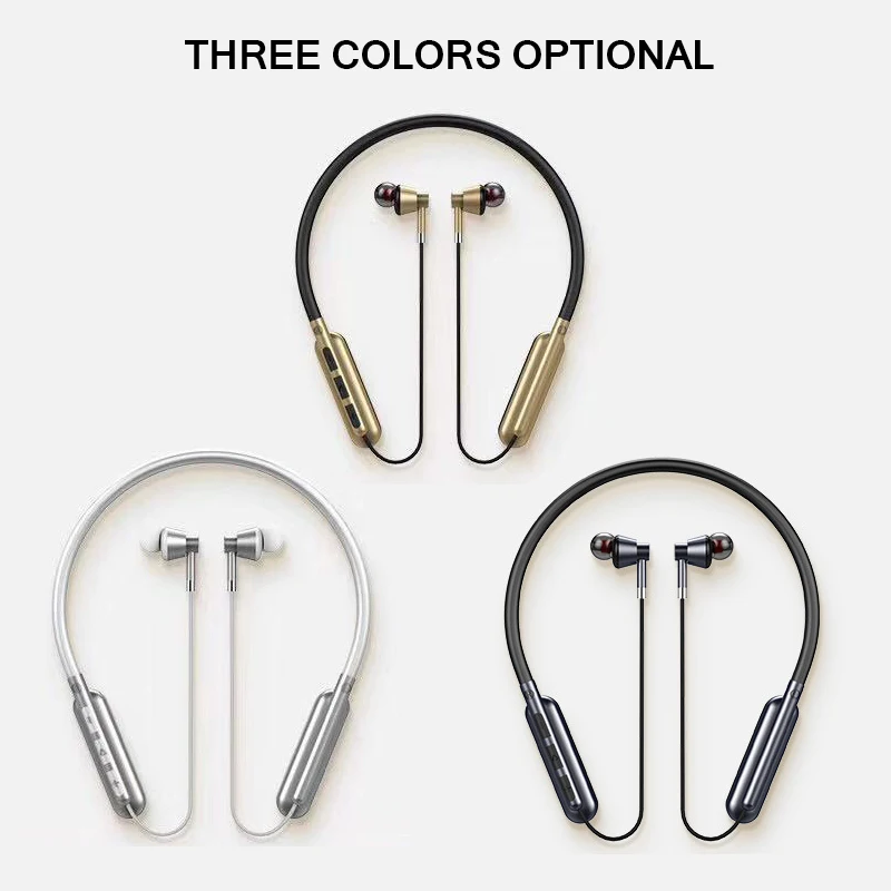Bluetooth наушники с шейным ободом IPX6 водонепроницаемые спортивные беспроводные