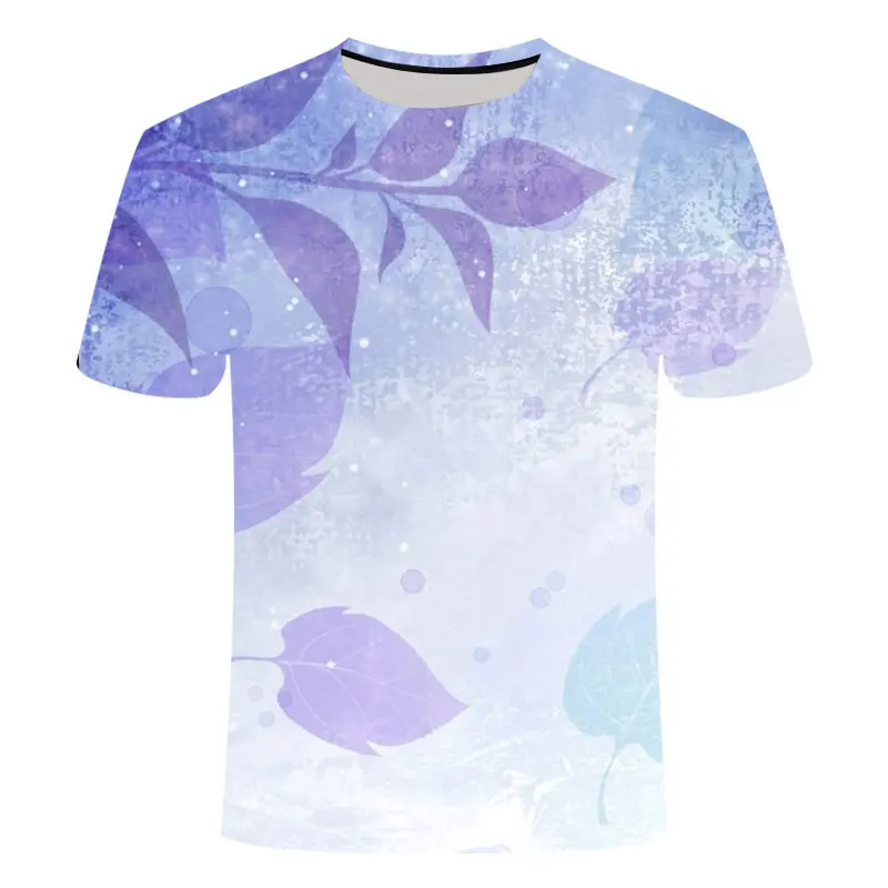 TX076 Blue Flaming tshirt Men/Women t shirt 3d t-shirt Casual Tops Anime Streawear Short Sleeve Tshirt Asian Plus-Size men's clothing - Цвет: TX076