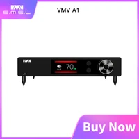 smsl vmv a1 high resolution power amplifier rca input 6 35mm earphone output hifi small delicate class a amp with remote control