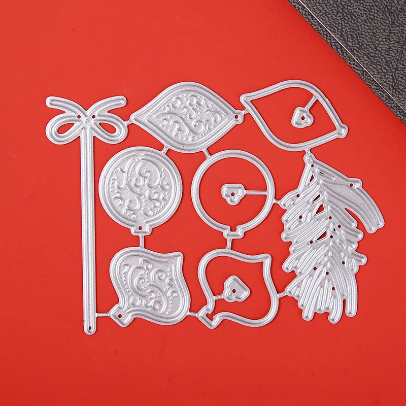 Металлический Трафаретный вырубной штамп красивый орнамент рождественские