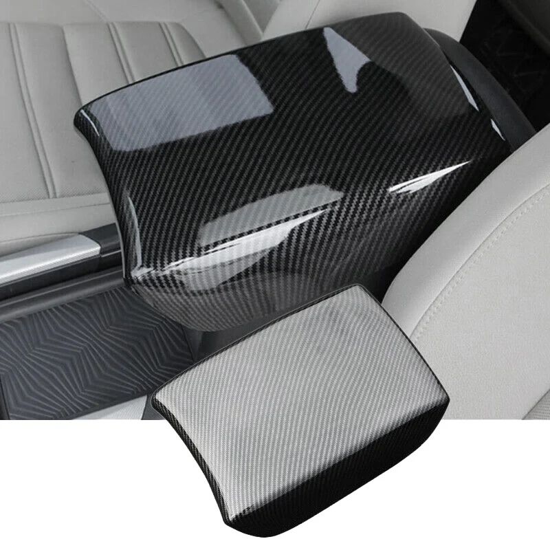 

NEW-for Honda CR-V CRV 2017-2020 Carbon Fiber Car Armrest Box Cover Pad Centre Console Storage Box Protection Cushion