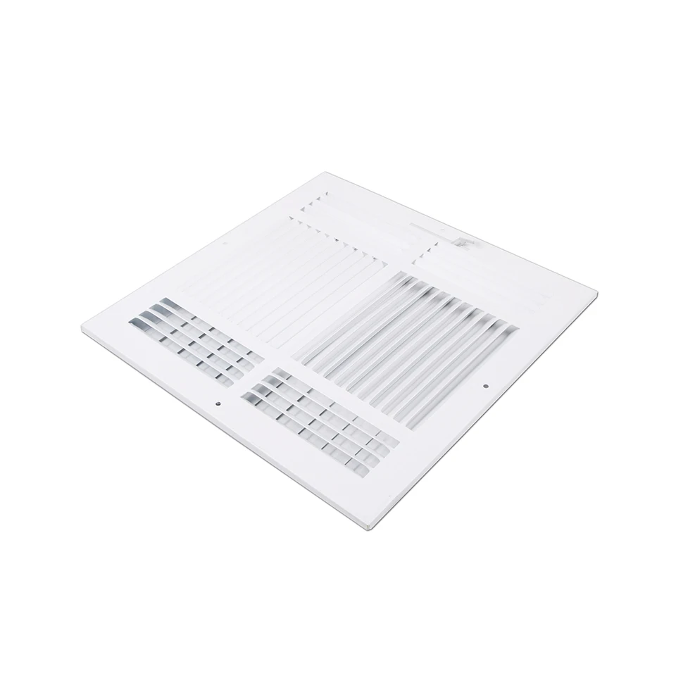 Вентиляционная решетка HBI 4Way W12 &quot* H12&quot с прямым лезвием воздухоотводящий клапан