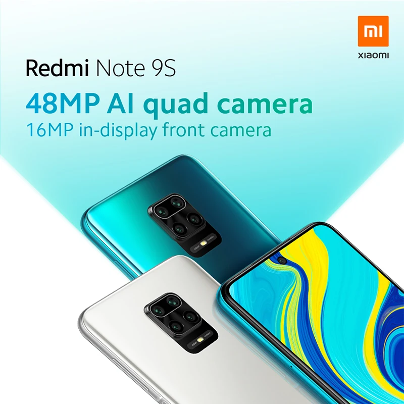 Глобальная версия смартфона Xiaomi Redmi Note 9S 6GB 128GB Snapdragon 720G Octa core смартфон 6,67 дюйма FHD+ 5020 мАч 48МП Quad Cam Cellphone на.