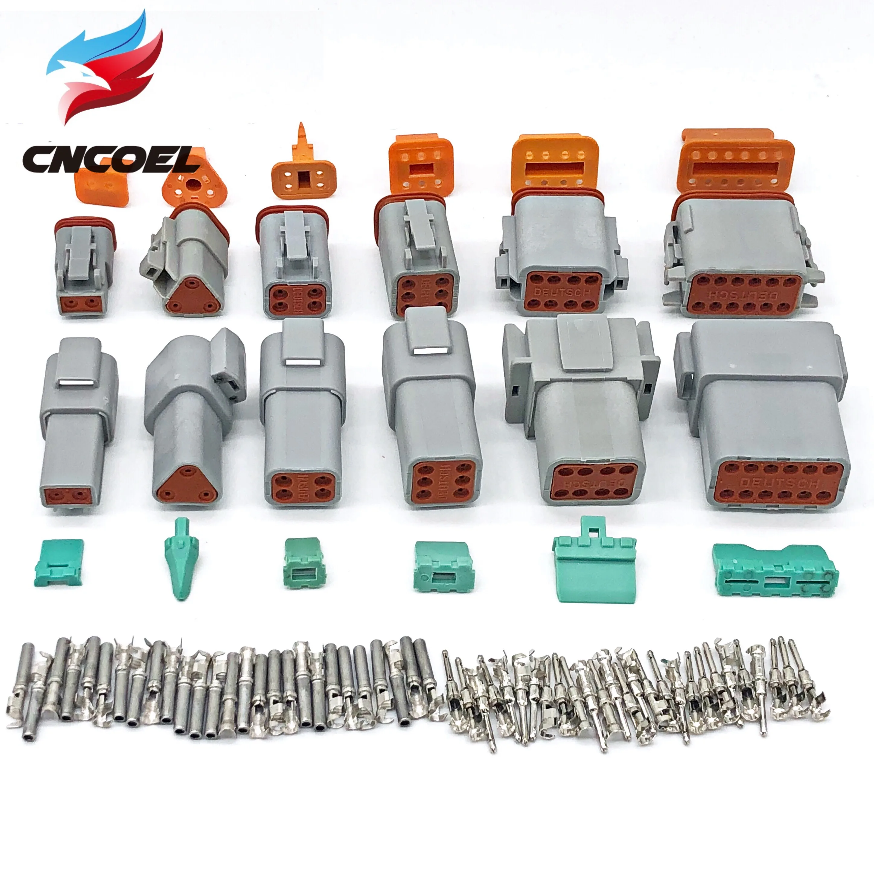 Немецкий разъем серии DT водонепроницаемый Электрический штекер DT06/DT04 2/3/4/6/8/12 Pin