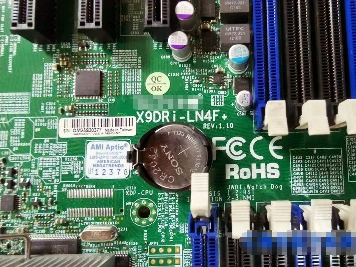 Verkaufen Server Workstation Motherboard Für Supermicro X9DRi-LN4F + REV 1,10